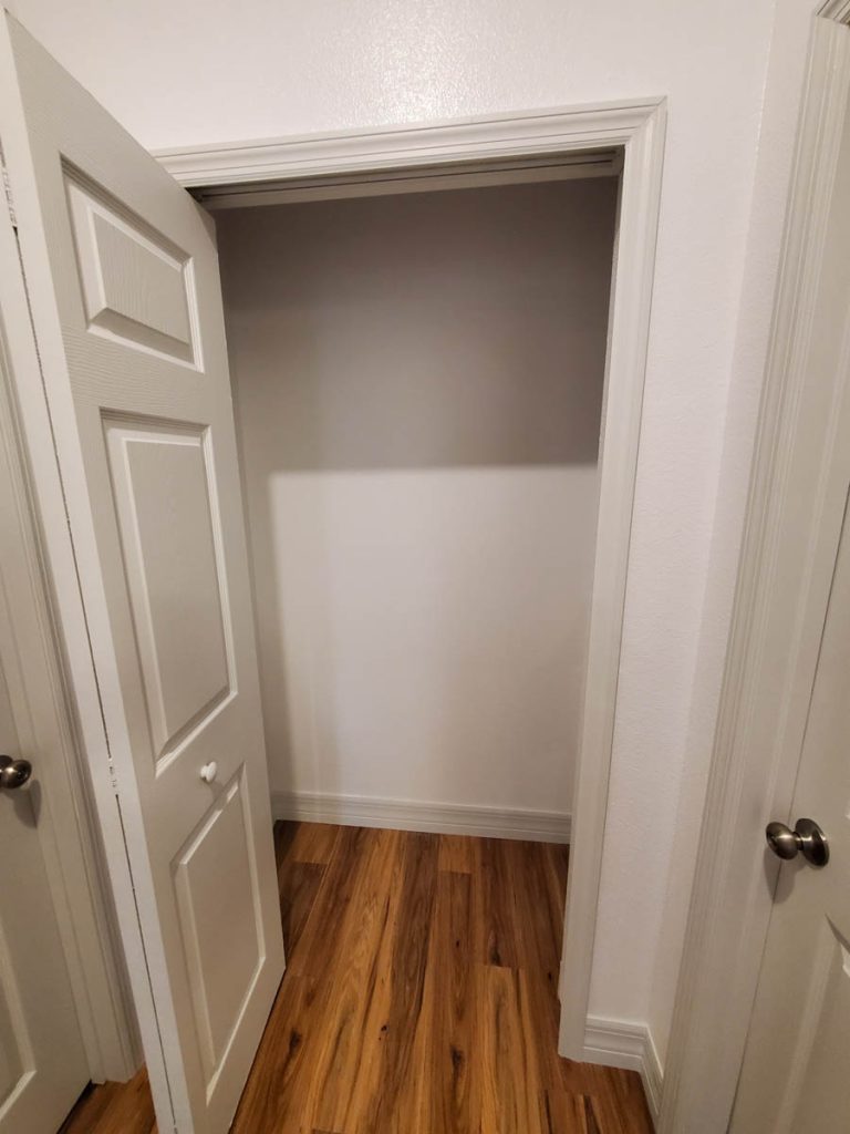 Hideaway hallway closet