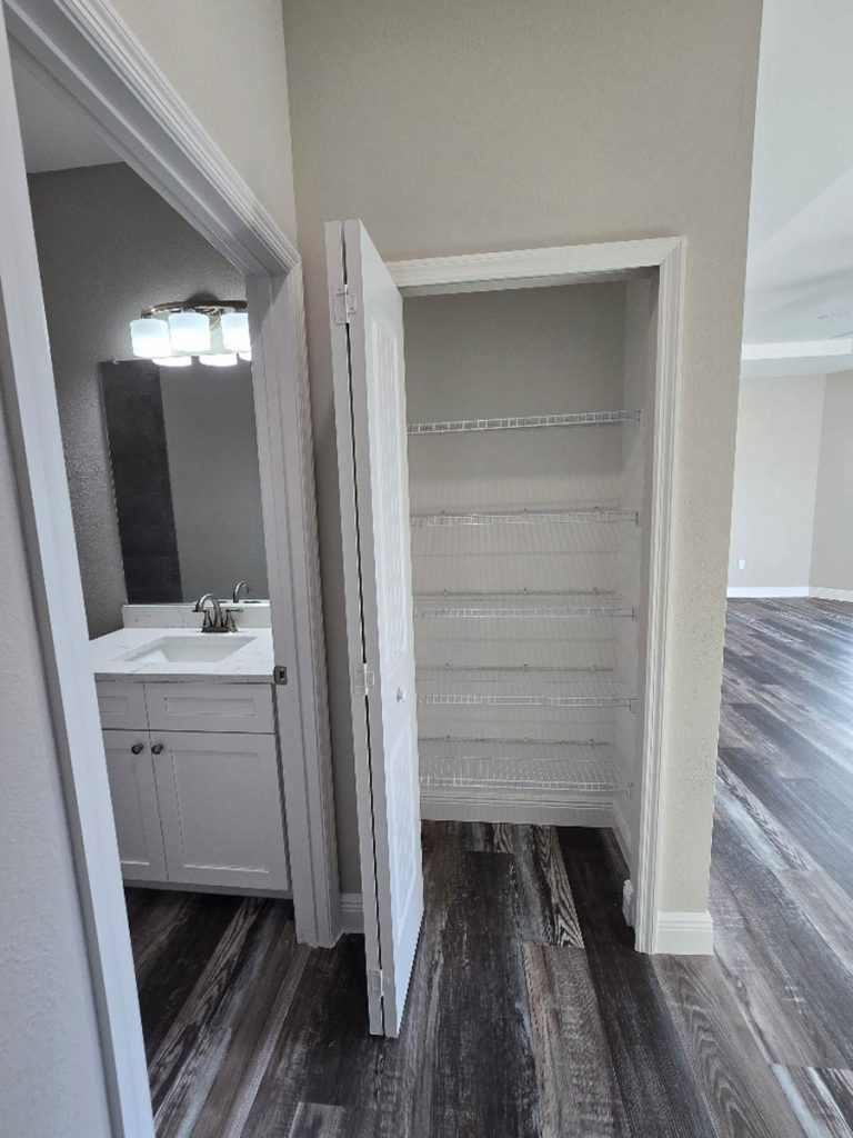 coastal cabana linen closet